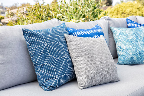 patio cushion pillows