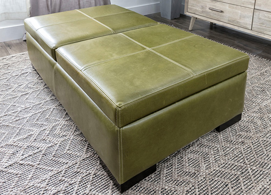 small space ottoman storage