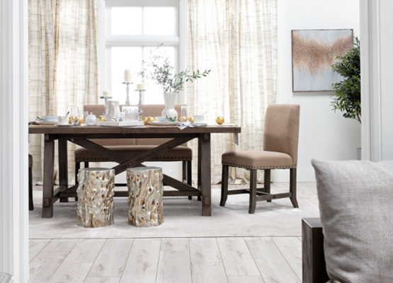 wood furniture winter white decor