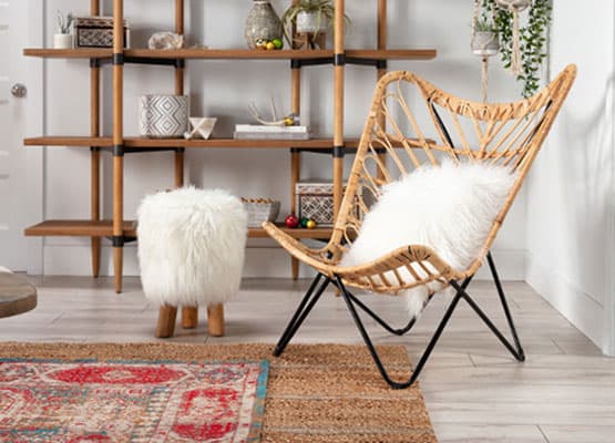 Boho Christmas element chair