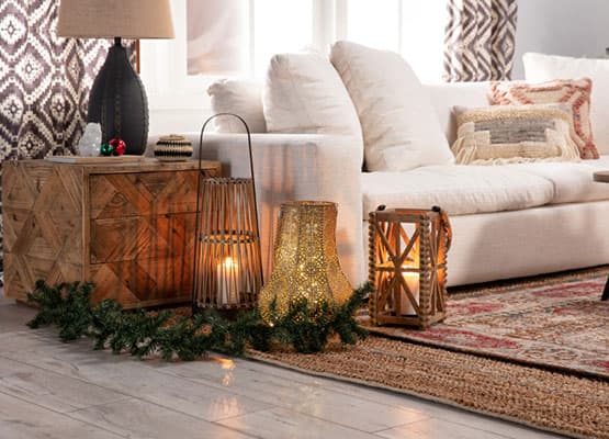 Boho Christmas home accent