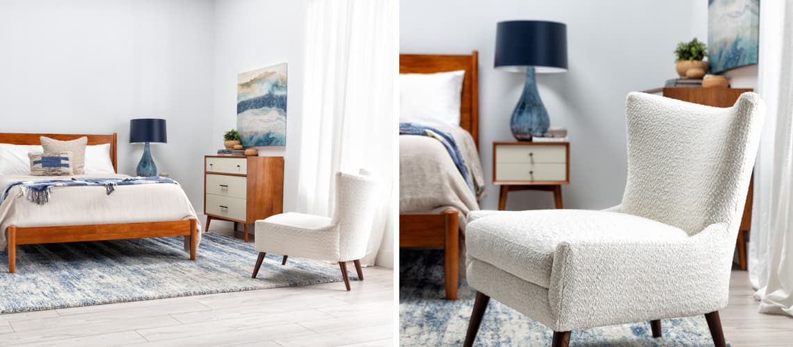 bedroom chair styles