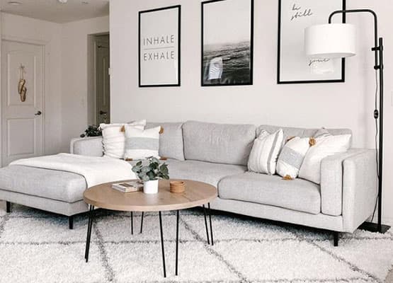 grey sectional