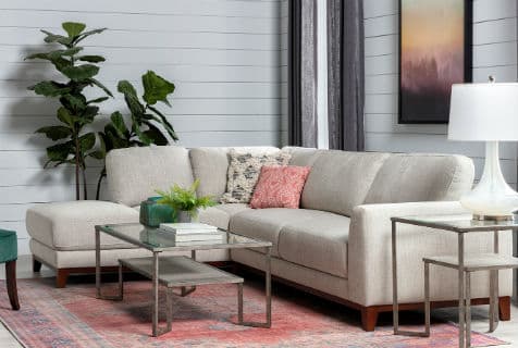 most comfortable fabric sectional