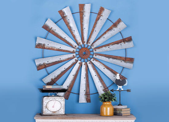 farmhouse decor ideas windmill