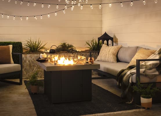 fire pit alternative lighting