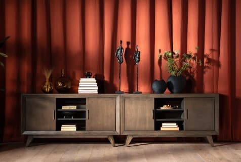 mid century tv stand new image