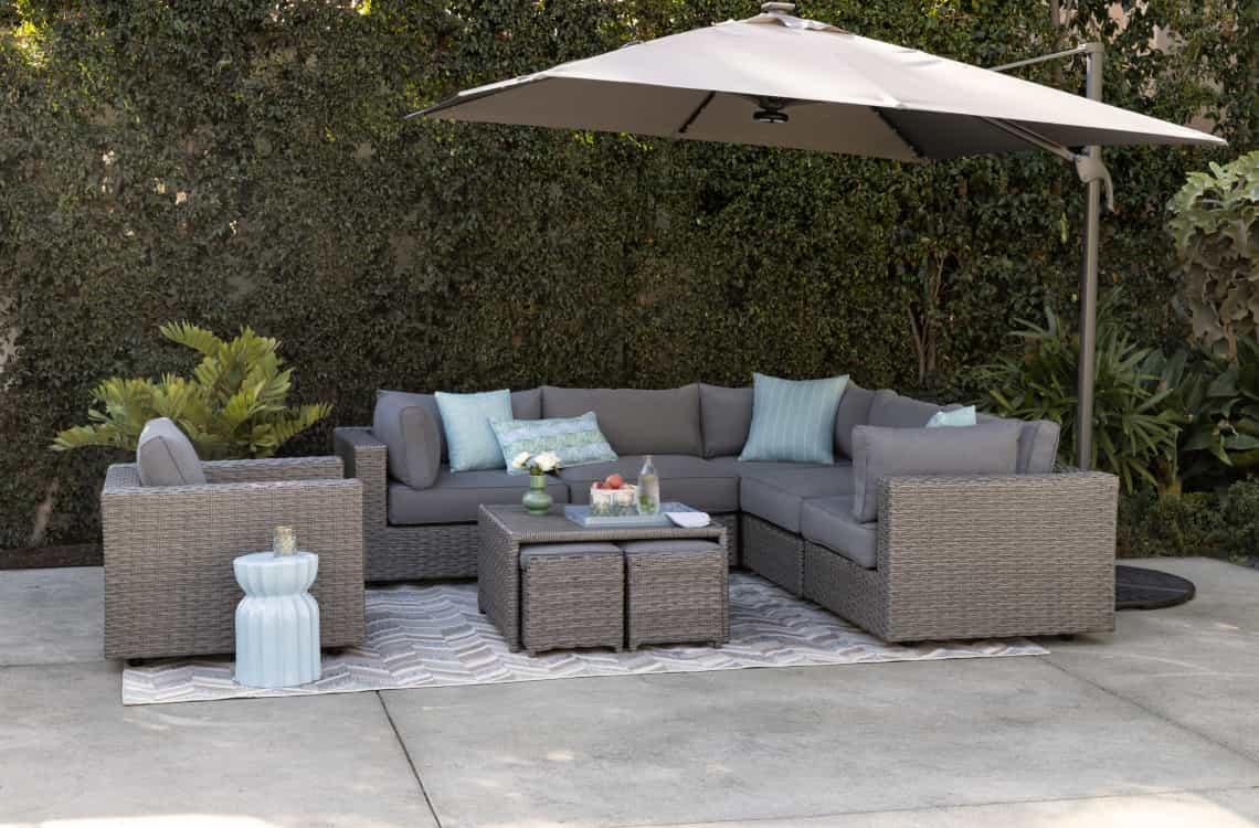 floor plan patio furniture layout