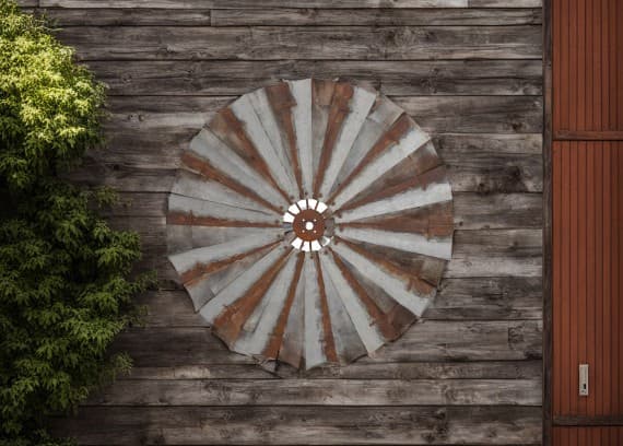 outdoor wall decor windmill