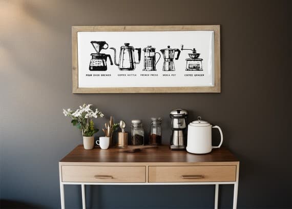 bedroom coffee bar 2024