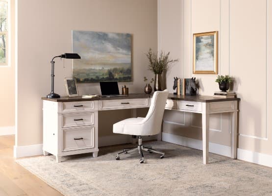 best l shaped desk content white