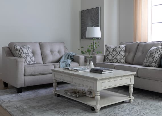 light grey sofa