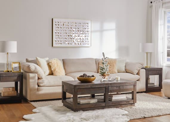 zone white cream sofa neutral